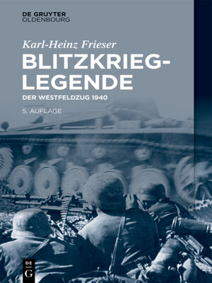 cover image of Blitzkrieg-Legende